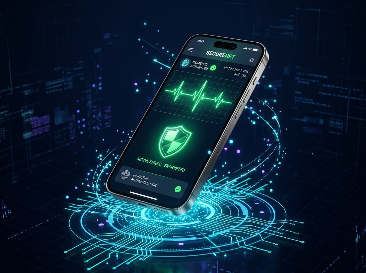 Kavach Connector Android Application on Titanium Device